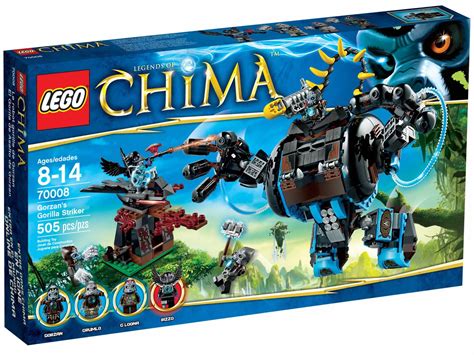 LEGO LEGENDS OF CHIMA: Gorzan's Gorilla Striker (70008).